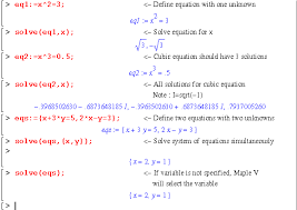 Ceng303 Maple Manual Chapter 1