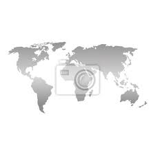 World Map Earth Isolated Icon Vector