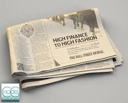 3d Model Newspaper Wall Street Journal