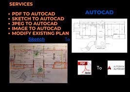 Pdf Jpg Sketch To Autocad Drawing