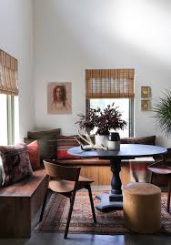 Faux Fluted Butcher Block Banquette