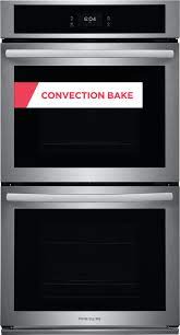 27 Double Electric Wall Oven Stainless