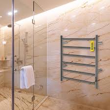 Vevor Heated Towel Rack 6 Bar Towel