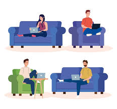 Sitting On Couch Images Free
