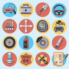 Free Vector Car Repair Icon Collection