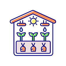 Greenhouse Rgb Color Icon Crop From