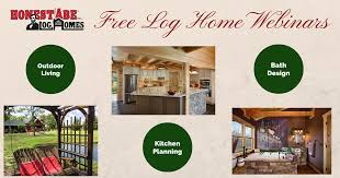 Log Home Free Webinars For Planning By
