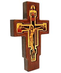 Holy Blessing Cross Icon Of Crucifixion