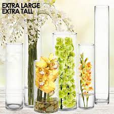 Glass Cylinder Vases Extra Large Tall