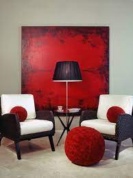 Red Living Rooms Interior Design Ideas