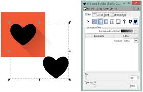 Long Shadow App Icon In Inkscape