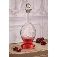 Etched Alpine Glass Decanter Pbs Org