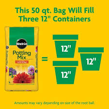 Miracle Gro 50 Qt Potting Soil Mix