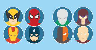 Infographic Superheroes And The