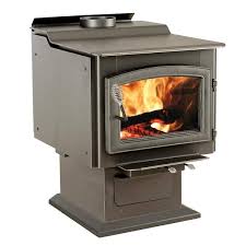 Pedestal Wood Burning Stove With Blower