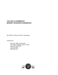E Commerce Market Research Handbook