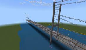 surrey bridges built minecraft style