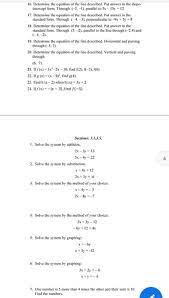 Solved 16 Determine The Equation Of