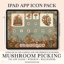 Ios App Icons Fall Cottagecore Mushroom