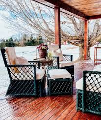 Wicker Furniture Spring Back Porch