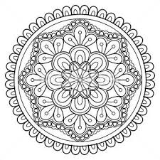 Mandala Pattern For Coloring Book