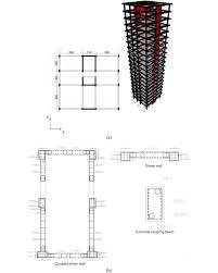 a the structural plan elevation of