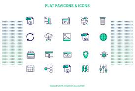 Design A Flat Favicon Icon For You By