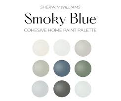 Sherwin Williams Smoky Blue Paint