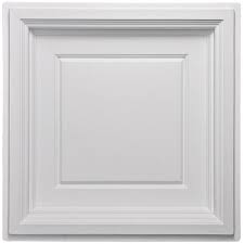 Madison Coffered Drop Ceilings White