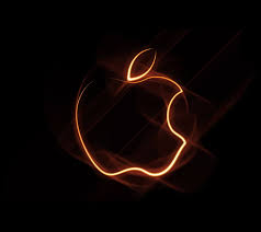 Neon Apple Logo Icon Iphone Symbol