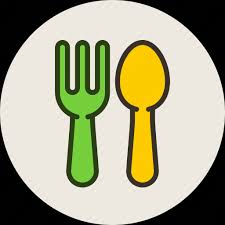 Baby Feeding Fork Spoon Icon