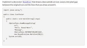 Solved Implement A Decorator Boxedicon