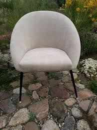 Saucer Chair Vintage Atomic Era Ecru