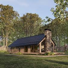 Scandinavian Cabin Floor Plan Modern