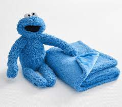 Cookie Monster Plush And Blanket Set