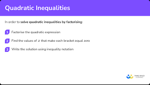 Quadratic Inequalities Gcse Maths