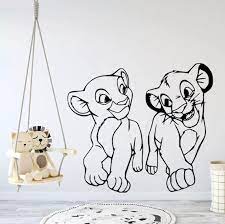 The Lion King Wall Sticker Simba And