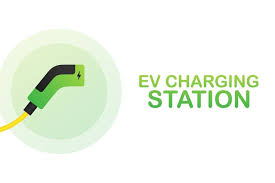 Ev Charging Station Banner Vector