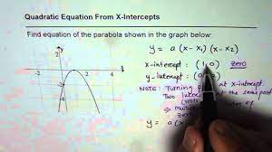Zeros And Find Quadratic Equation