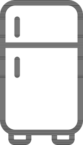 Empty Fridge Vector Art Icons And