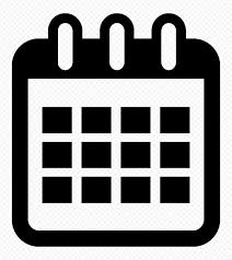 Calendar Date Black Icon Png