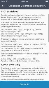 Creatinine Clearance Calc By Florin Nedea