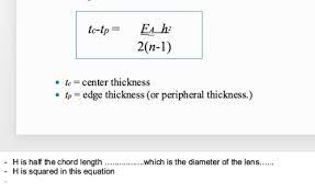 Lens Power Determination Of Power