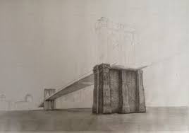 brooklyn bridge pencil drawing