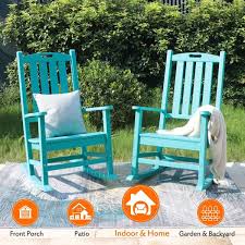 Outdoor Rocking Chair Set