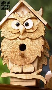 Owl Birdhouse E0013696 File Cdr And Dxf