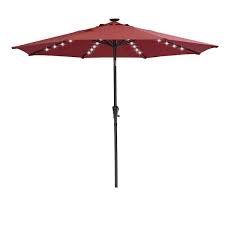 9 Ft Steel Market Patio Umbrella In