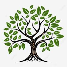 Tree Logo Design With Green Leaves