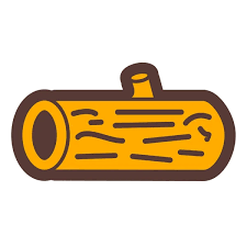 Wood Plank Icon Outline Ilration