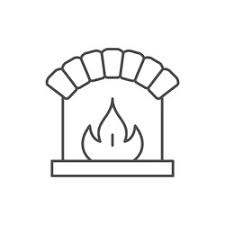 Fireplace Icon Vector Images Over 20 000